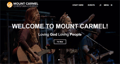 Desktop Screenshot of mtcarmelchurch.org